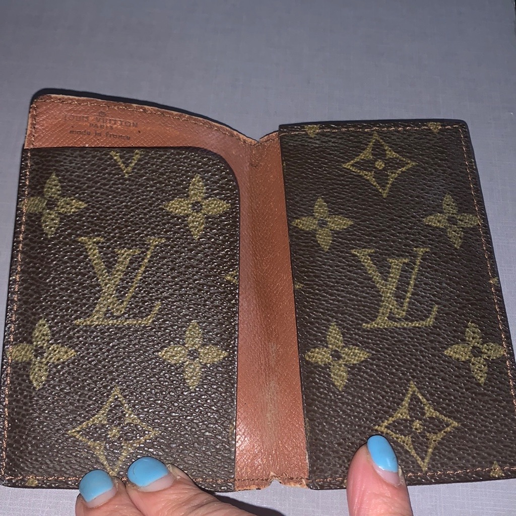 Louis Vuitton Monogram Signature Design Lv Card Holder Vinta